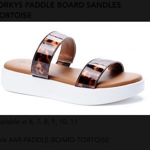 Corky’s Paddle Board Sandals, size 7